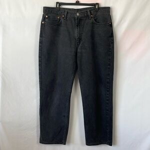 Levi's Men's  Black 550 Relaxed Fit Jeans - Size 38 X 30